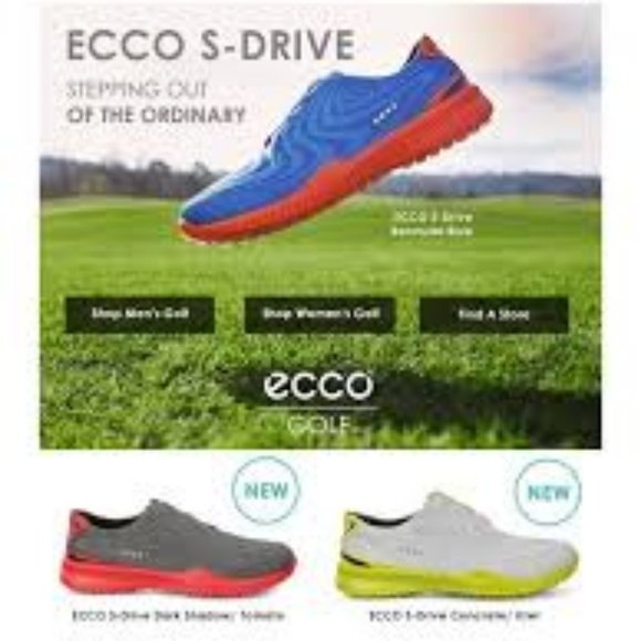 Ecco Men\'s Golf S-Drive Perf Shoe (Spikeless) main image 16